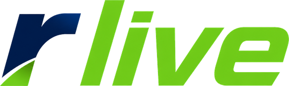 r live brand logo